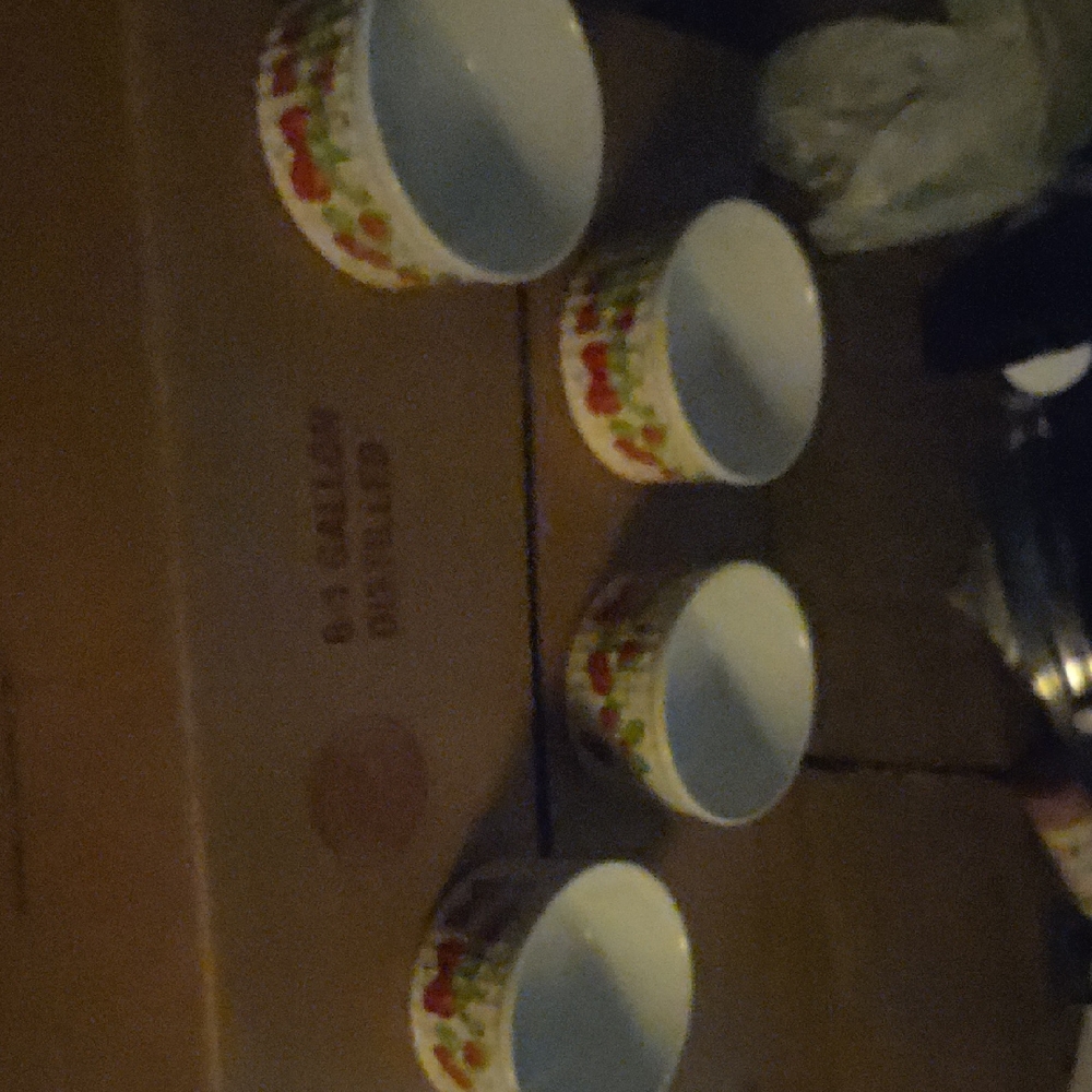 Action Industries Strawberry Ramekin #21019 Set Of 4.